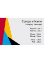 Multicolor Shapes Business Card 2